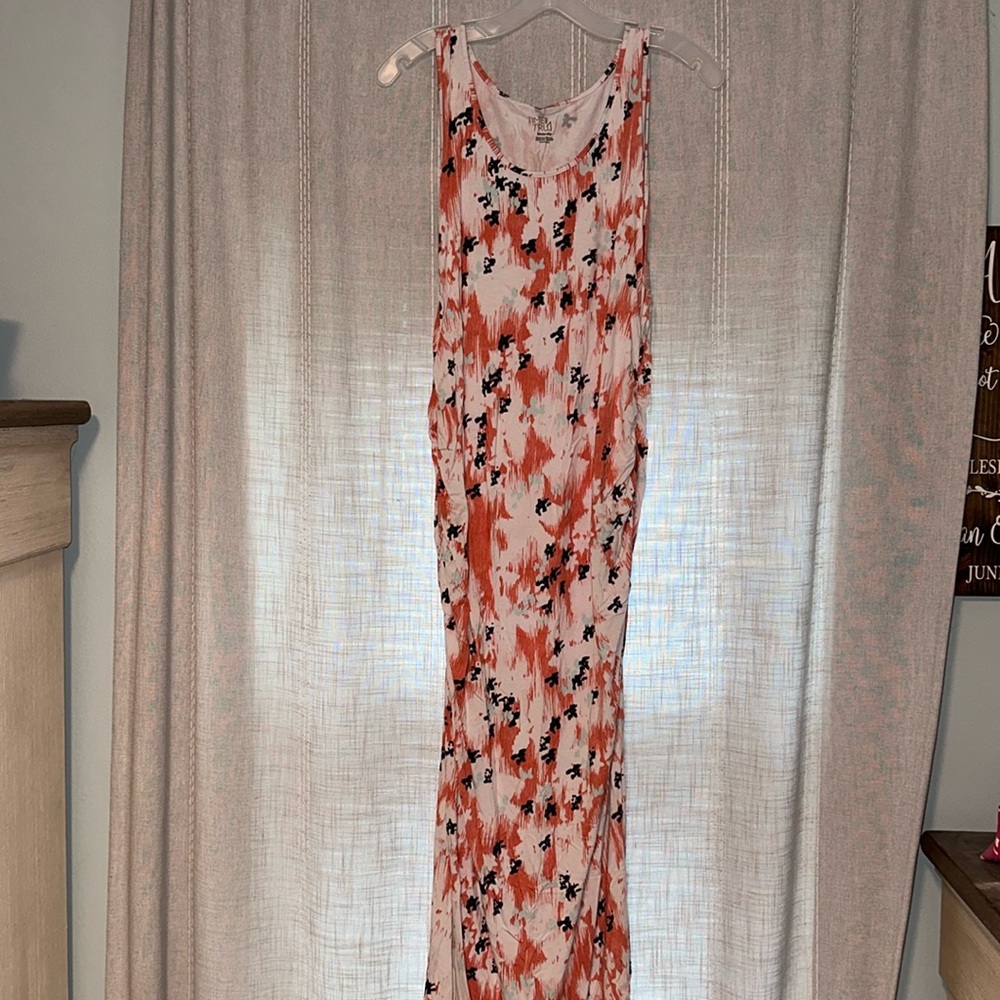 Time and Tru Maxi Maternity Dress